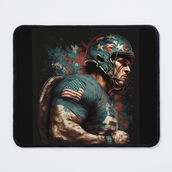 Item preview, American Football Player Usa Flag designed and sold by druckfun.