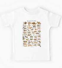 Wildkatzen der Welt Kinder T-Shirt