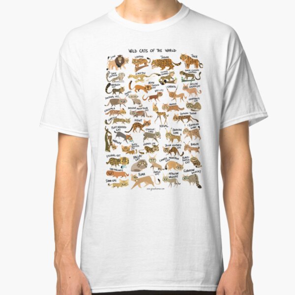 Wild Cats of the World Classic T-Shirt