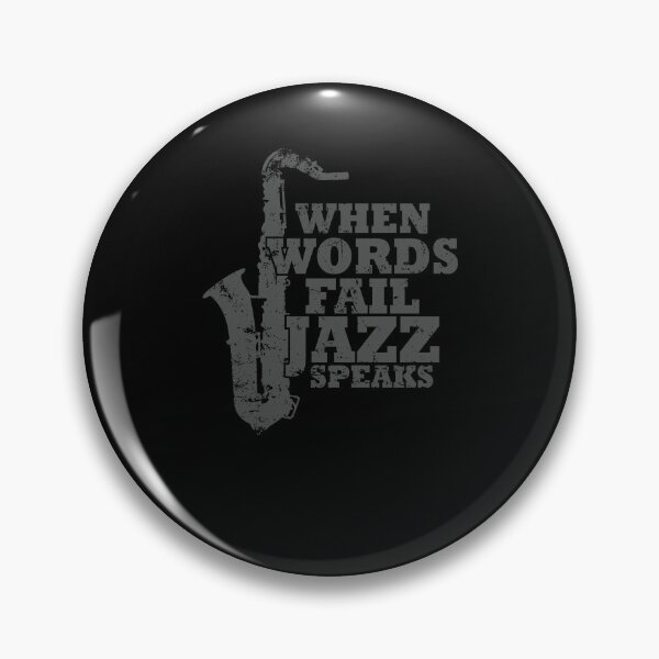 Item preview, When Words fail Jazz Speaks Saxophone designed and sold by dieEinsteiger.