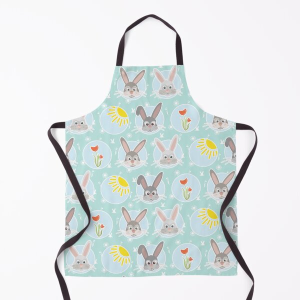 Item preview, Cute Easter bunnies with tulips and the sun designed and sold by starseedgems.
