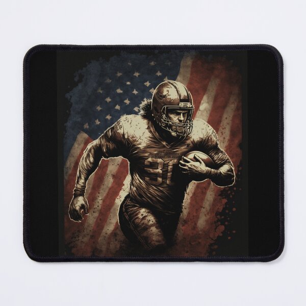 Item preview, American Football Player Usa Flag designed and sold by druckfun.