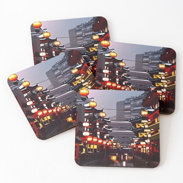 Item preview, Beautiful China town in the night lights. designed and sold by Tiannalaw.