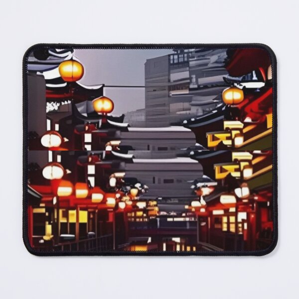 Item preview, Beautiful China town in the night lights. designed and sold by Tiannalaw.