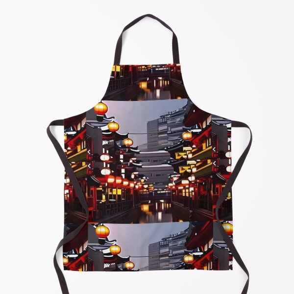 Item preview, Beautiful China town in the night lights. designed and sold by Tiannalaw.