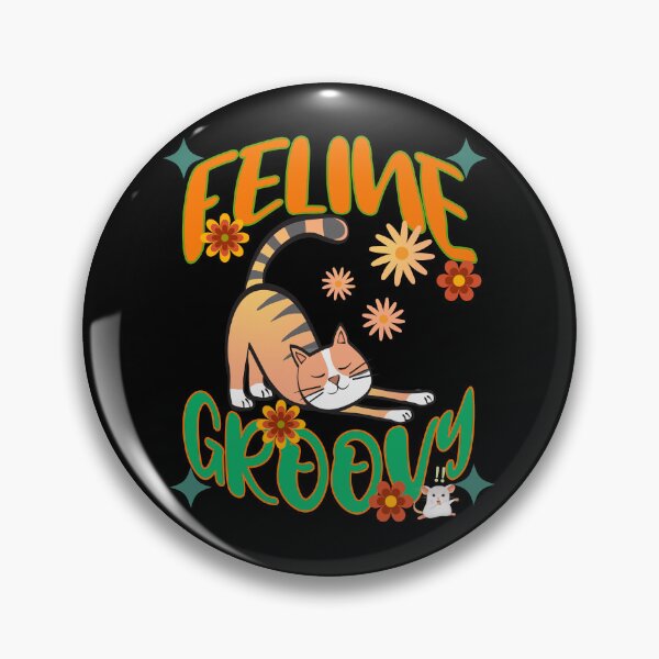 Item preview, Feline Groovy Cat designed and sold by my-green-gecko.