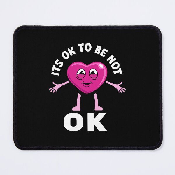 Item preview, Its ok to be not ok t-shirt design designed and sold by teedesigndaily.