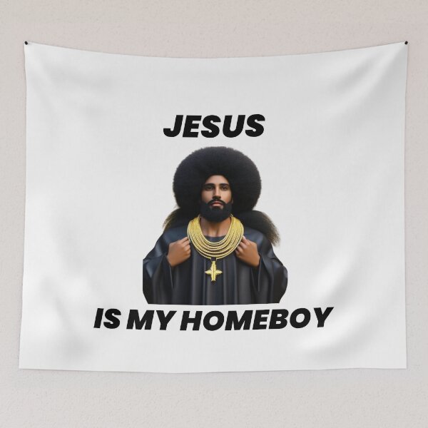 Item preview, JESUS IS MY HOMEBOY designed and sold by DiscoVibes.