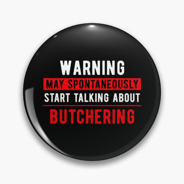 Item preview, Butcher Butchery Talk designed and sold by NestaReign.