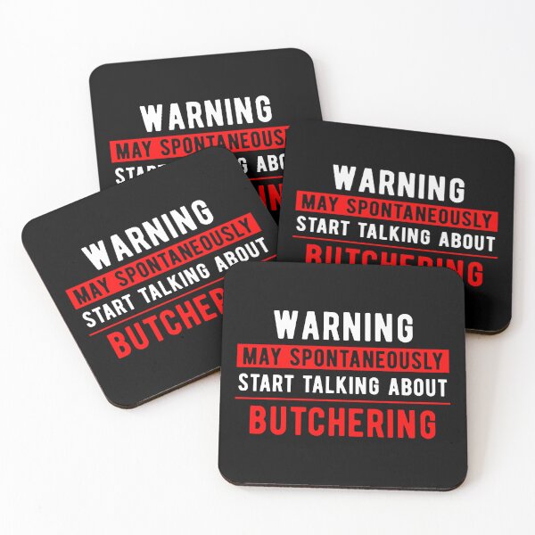 Item preview, Butcher Butchery Talk designed and sold by NestaReign.