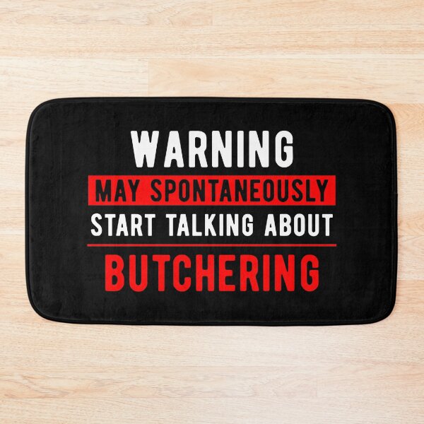 Item preview, Butcher Butchery Talk designed and sold by NestaReign.