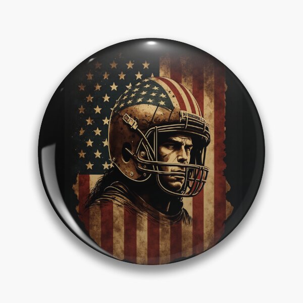 Item preview, American Football Player Usa Flag designed and sold by druckfun.