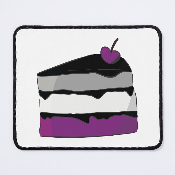 Item preview, Asexual Cake Proud Asexuality Ace Pride Flag Subtle Queer designed and sold by Queer Pride Shop.