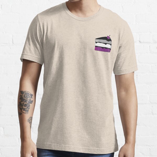 Asexual Cake Proud Asexuality Ace Pride Flag Subtle Queer T Shirt For Sale By Thequeershop 5425