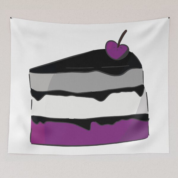 Item preview, Asexual Cake Proud Asexuality Ace Pride Flag Subtle Queer designed and sold by Queer Pride Shop.