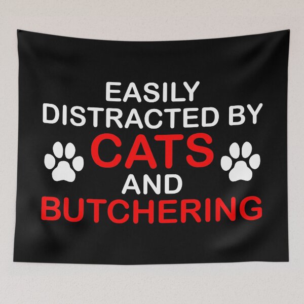 Item preview, Butchery Butcher Cat Lover  designed and sold by NestaReign.