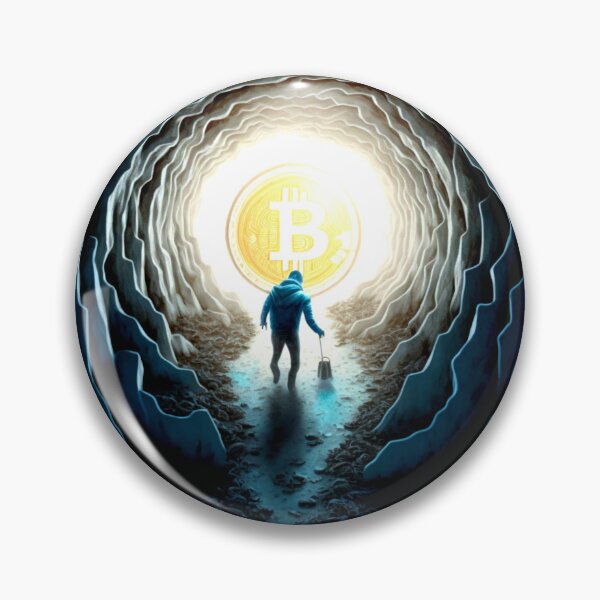 Item preview, Light At The End Of The Tunnel Is Bitcoin designed and sold by CryptoBeings.