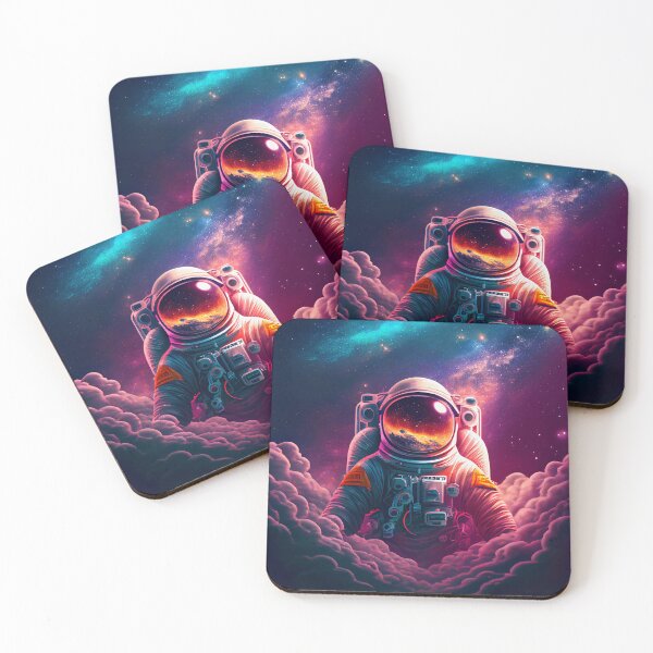 Item preview, Astronaout staring back at the cosmos designed and sold by lightsonfire.