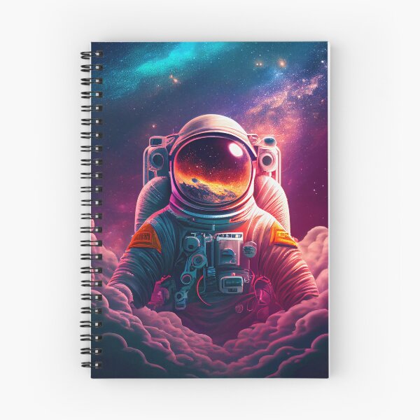 Item preview, Astronaout staring back at the cosmos designed and sold by lightsonfire.