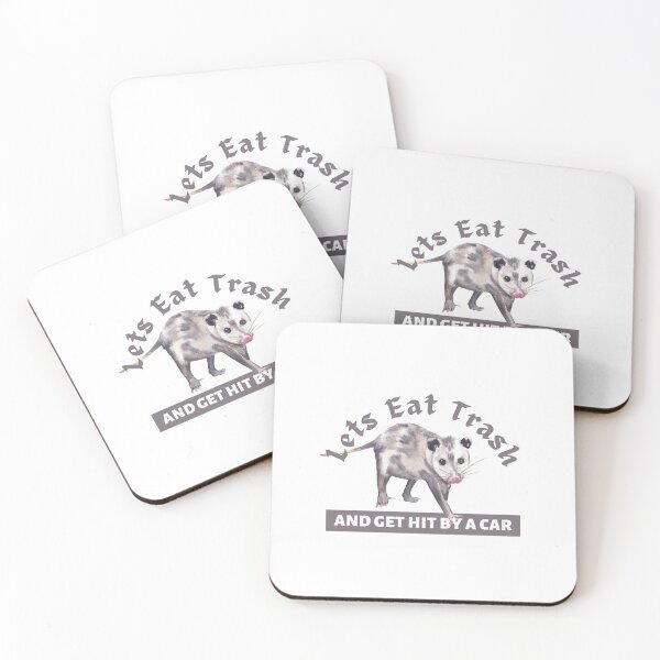 Item preview, Let's Eat Trash Get Hit By A Car, Funny designed and sold by medben.