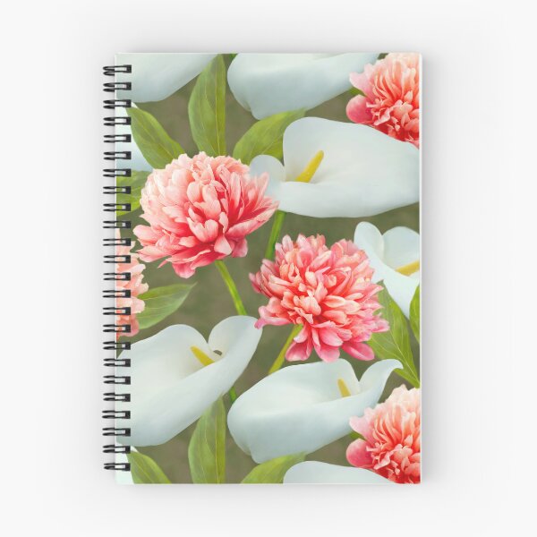 Item preview, Peony Calla Seamless  Pattern Design  designed and sold by Tina Veenstra.