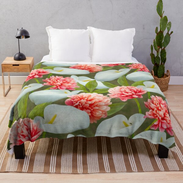 Item preview, Peony Calla Seamless  Pattern Design  designed and sold by Tina Veenstra.
