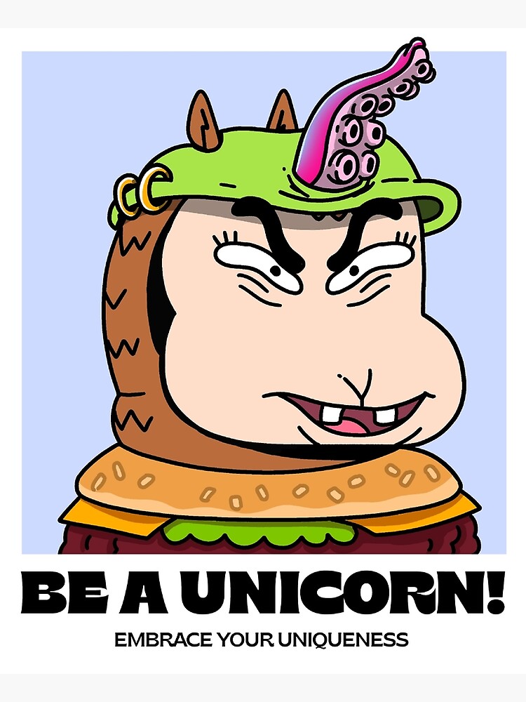 Be a unicorn! embrace your uniqueness v30 by mokokosaurus