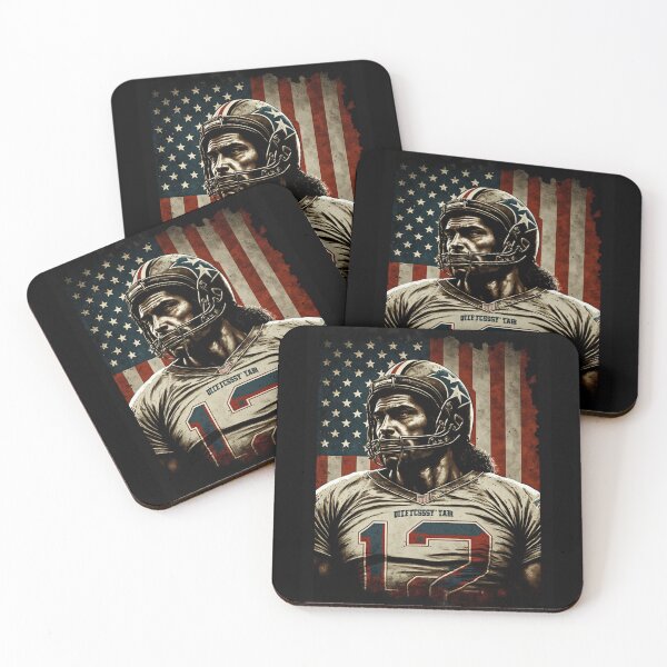 Item preview, American Football Player Usa Flag designed and sold by druckfun.