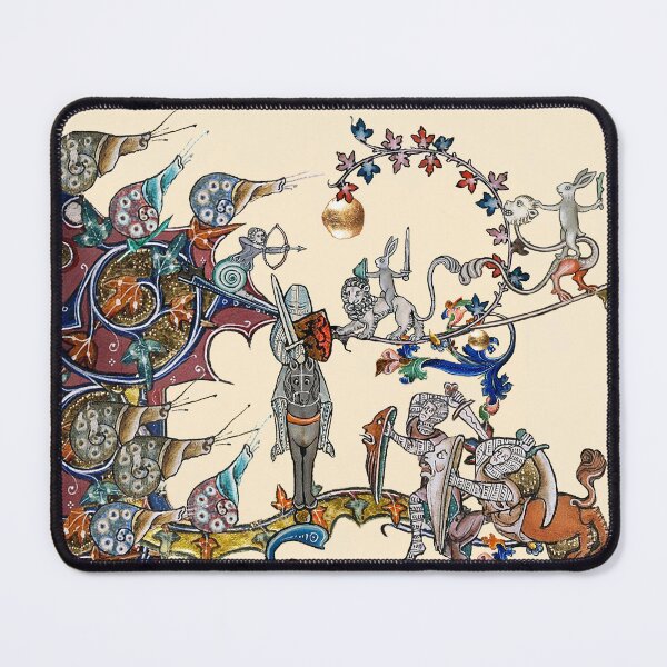 Item preview, WEIRD MEDIEVAL BESTIARY  WAR, KNIGHTS AND KILLER RABBITS FIGHTING WITH GIANT SNAILS designed and sold by BulganLumini.