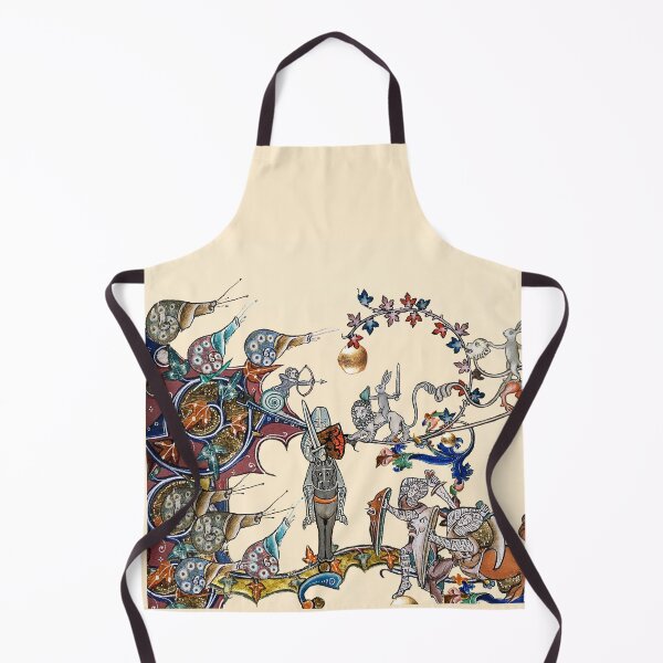 Item preview, WEIRD MEDIEVAL BESTIARY WAR, KNIGHTS AND KILLER RABBITS FIGHTING WITH GIANT SNAILS designed and sold by BulganLumini.