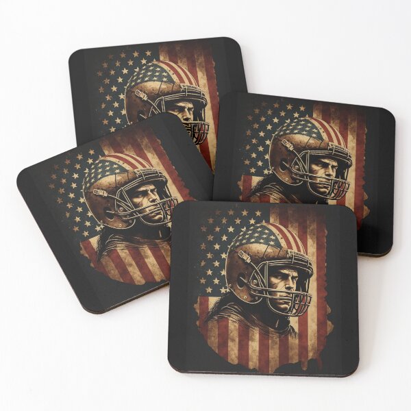 Item preview, American Football Player Usa Flag designed and sold by druckfun.