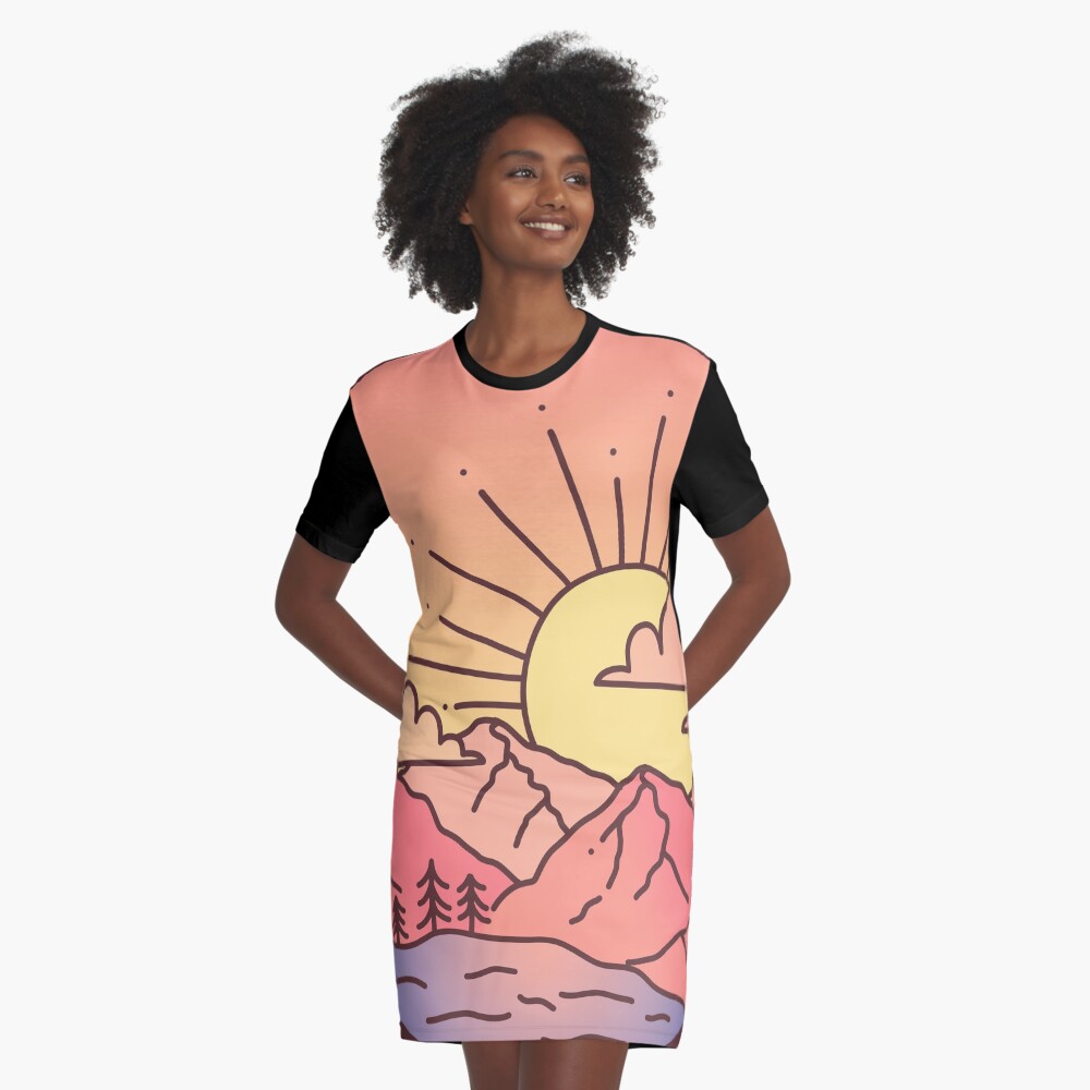 Aperçu de l'œuvre Robe t-shirt créée et vendue par hellobubblegum.