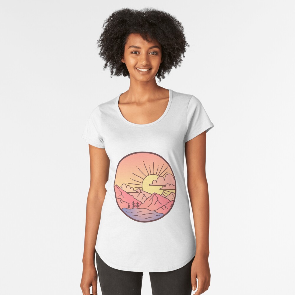 Aperçu de l'œuvre T-shirt premium échancré créée et vendue par hellobubblegum.