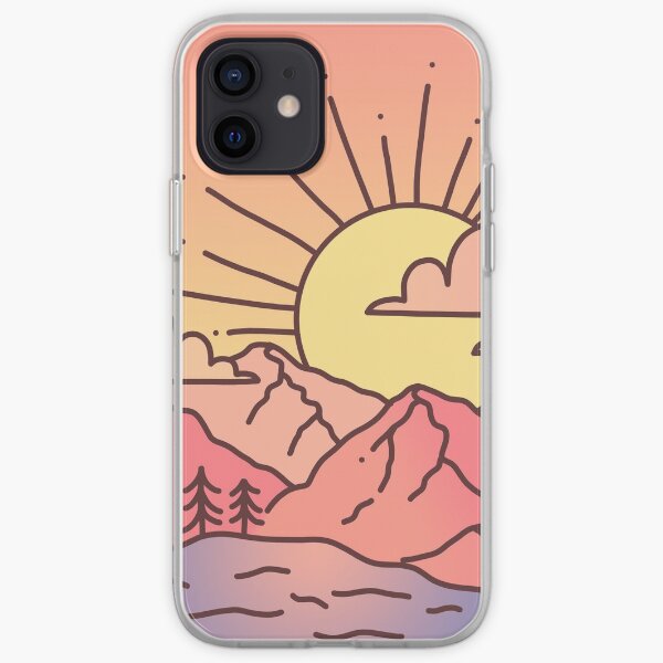 Sunset Mountains iPhone Soft Case