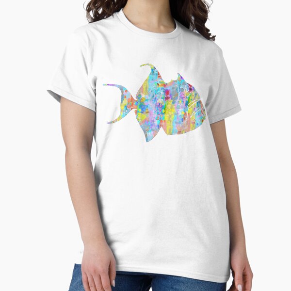Item preview, Colorful Whimsical Triggerfish Fish Art designed and sold by Sharon Cummings Art.