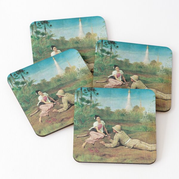 Item preview, On the Road to Mandalay Frederick Goodall Painting Oil on Canvas 1899 designed and sold by MindChirp.