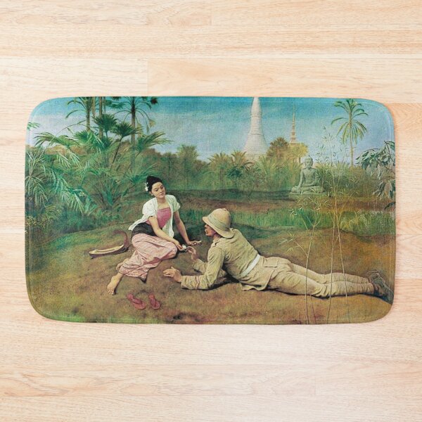 Item preview, On the Road to Mandalay Frederick Goodall Painting Oil on Canvas 1899 designed and sold by MindChirp.
