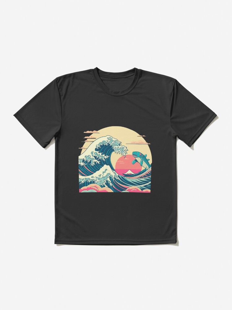 Sous La Vague T shirt Kanagawa tee shirt Hokusai Tees Shirt