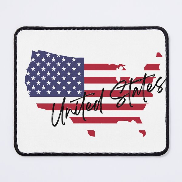 Item preview, USA Flag Map designed and sold by luckykobi.