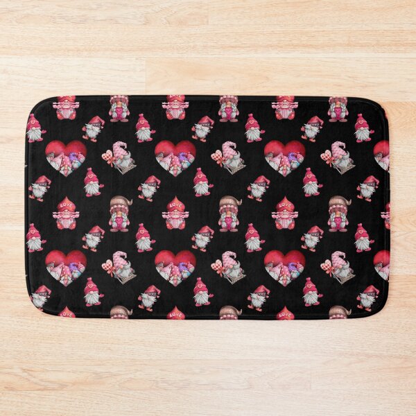 Item preview, Romantic gnome pattern. Loving gnomes. Happy Valentine Day designed and sold by Lumia Creations.