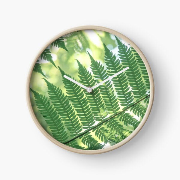 Look To The Ferns Clock