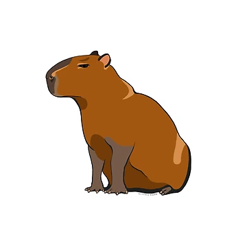 Artwork thumbnail, Minimal Capy by Ruth E