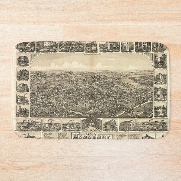 Item preview, Woodbury, New Jersey (1886) designed and sold by allhistory.