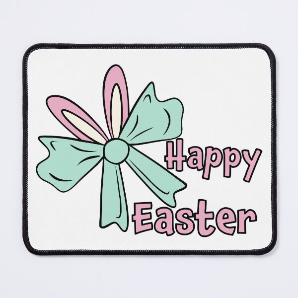 Item preview, Happy Easter Bunny Ear Bow Design designed and sold by CreativeDraws42.