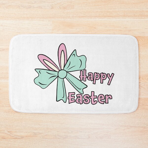 Item preview, Happy Easter Bunny Ear Bow Design designed and sold by CreativeDraws42.