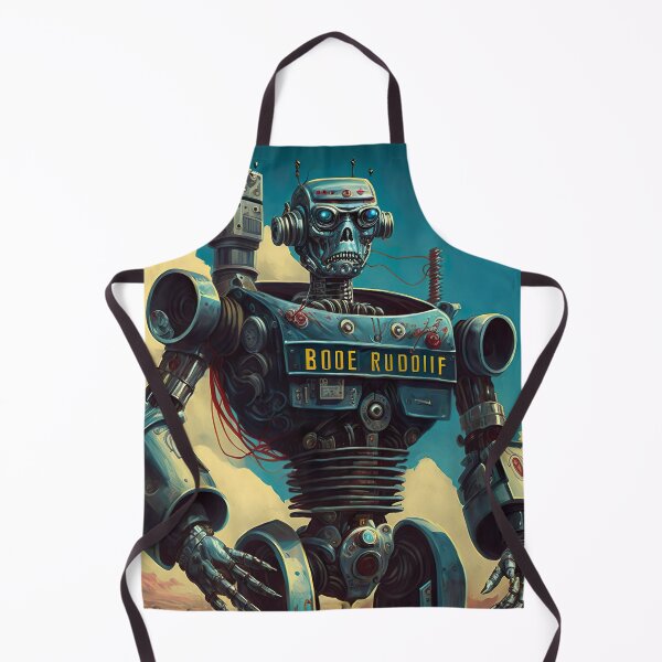 Item preview, Vintage and evil robot designed and sold by Papouilles.
