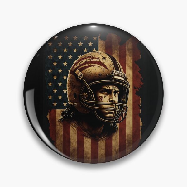 Item preview, American Football Player Usa Flag designed and sold by druckfun.