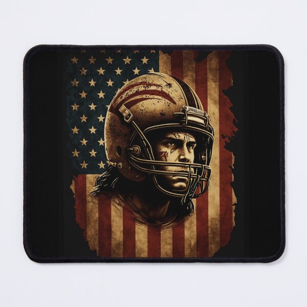 Item preview, American Football Player Usa Flag designed and sold by druckfun.