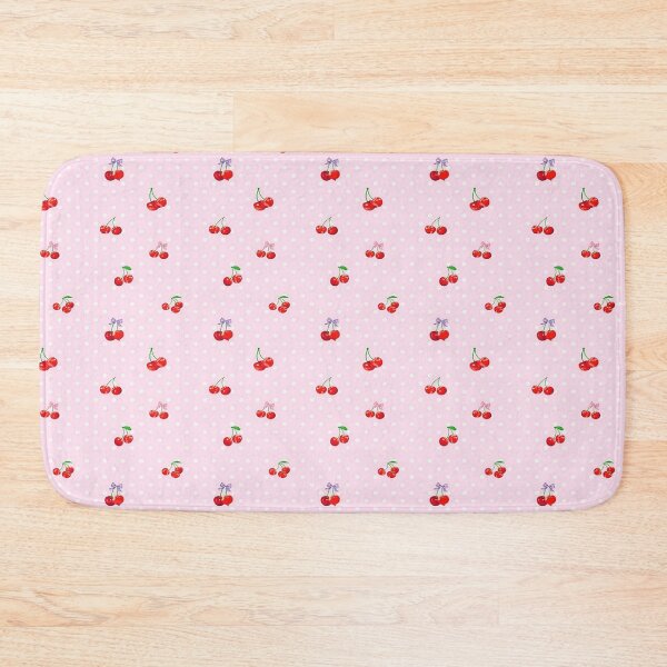 Item preview, Coquette cherries with ribbon bows pattern  designed and sold by Pixiedrop.