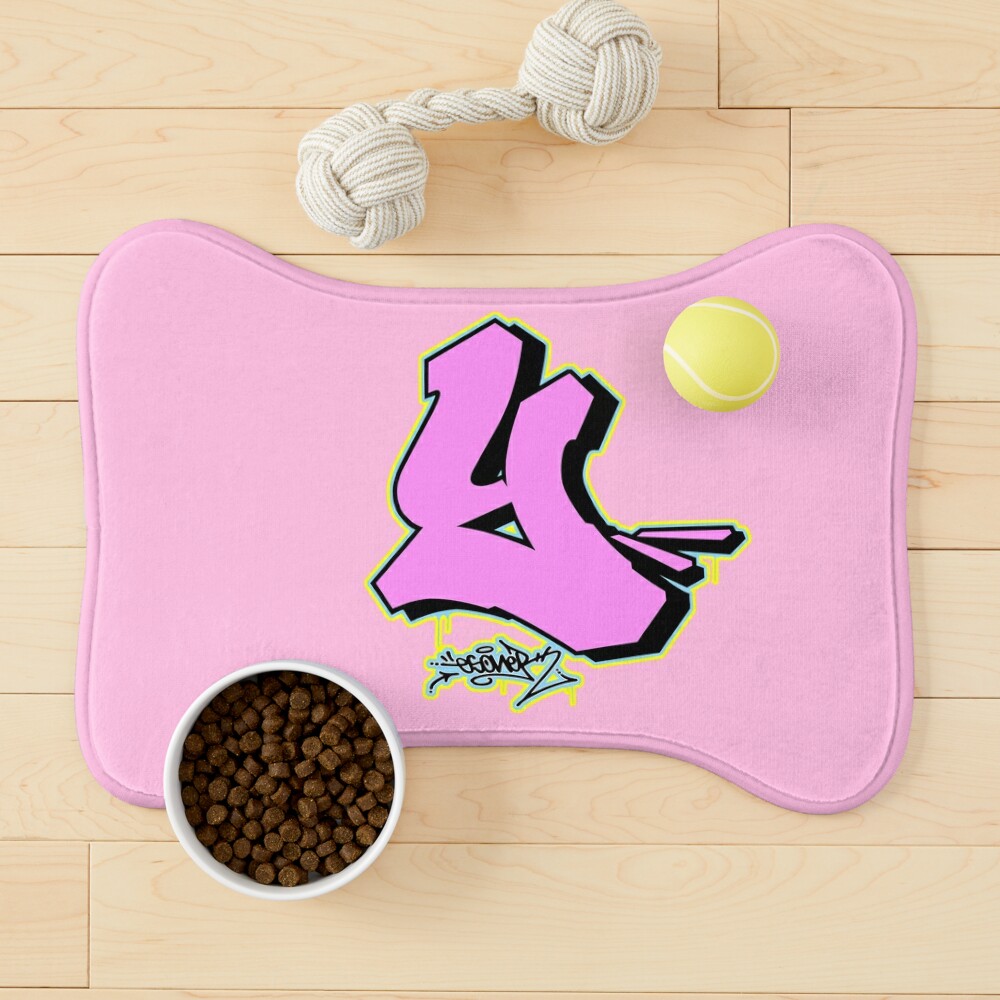 Graffiti Cat Food Mat - ZezeLife